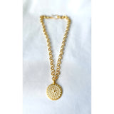 Gold Mandala Pendant Necklace | Gillian Inspired Designs