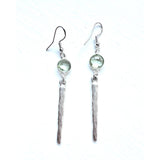 Green Amethyst Glimmer Earrings | Gillian Inspired Designs