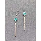 Aqua Chalcedony Glimmer Earrings | Gillian Inspired Designs
