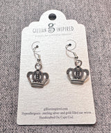 Queen (crown) earrings | Gillian Inspired Designs
