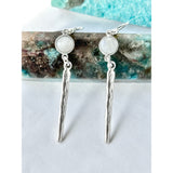 Moonstone Glimmer Earrings | Gillian Inspired Designs