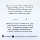Queen (Crown) Necklace | Gillian Inspired Designs