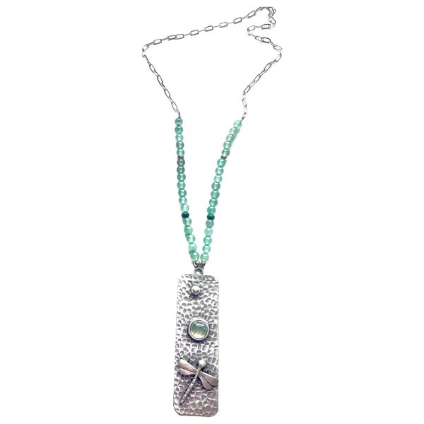 Silver Dragonfly Joy Necklace | Gillian Inspired Designs