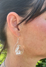 Blue Heron Earrings | Gillian Inspired Designs