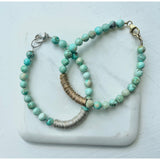 Turquoise Tribe Bracelet (gold and silver) | Gillian Inspired Designs