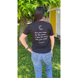 Crazy Moon Lady T-Shirt (black or white) | Gillian Inspired Designs