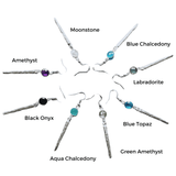 Labradorite Glimmer Earrings | Gillian Inspired Designs