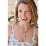 Dharma Silver Labradorite Pendant Necklace | Gillian Inspired Designs