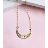 Moon Phase Arc Necklace | Gillian Inspired Designs