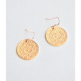 Gold Mandala Earrings | Gillian Inspired Designs