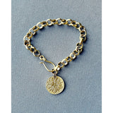Gold Mandala Charm Bracelet | Gillian Inspired Designs