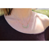 Moon Phase Arc Necklace | Gillian Inspired Designs