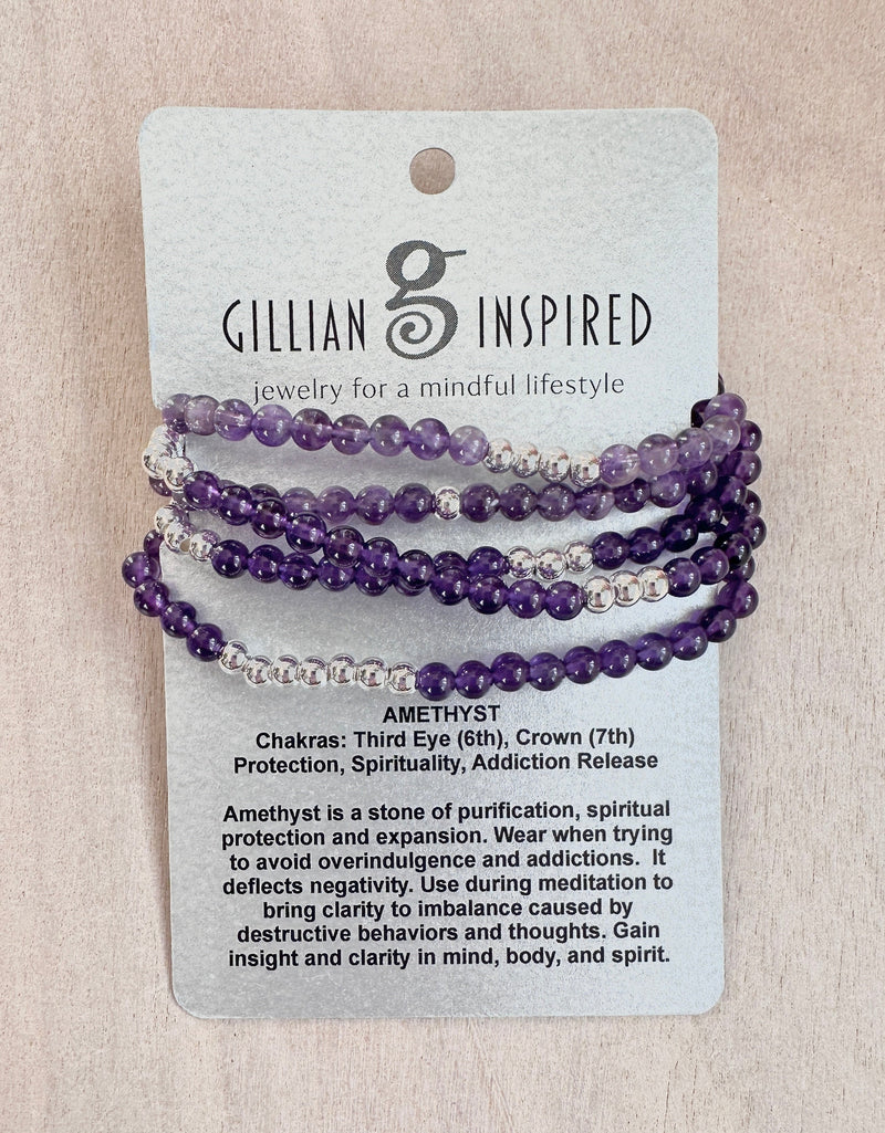 Blue Sky Sodalite Wrapped Bracelet/Necklace Combo (Copy) | Gillian Inspired Designs