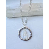 Zen Moonstone Cairn Necklace