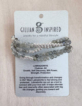 Blue Sky Sodalite Wrapped Bracelet/Necklace Combo (Copy) | Gillian Inspired Designs