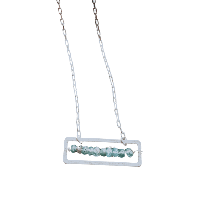 Apatite Bar Necklace | Gillian Inspired Designs