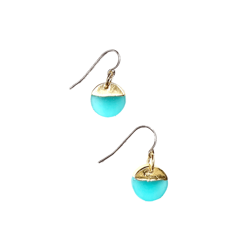 Cool Water Chalcedony Earrings | Gillian Inspired Designs