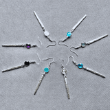 Sky Blue Chalcedony Glimmer Earrings | Gillian Inspired Designs