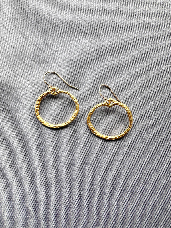 Touch of Gold earrings | Gillian Inspired Designs