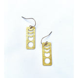 Moon Phases Earrings (Gold and Silver)