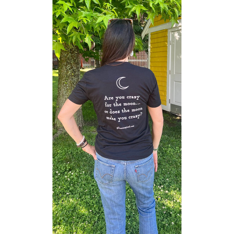 Crazy Moon Lady T-Shirt (black or white)