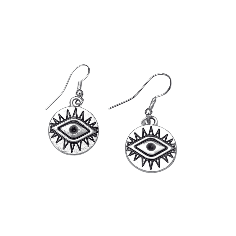 Evil Eye Earrings (Gold and Silver)