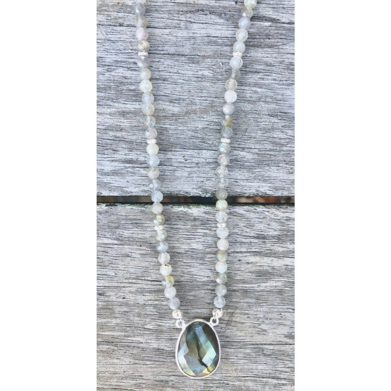 Labradorite Beaded Necklace