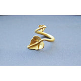 Double Leaf Ring (Gold or Silver)