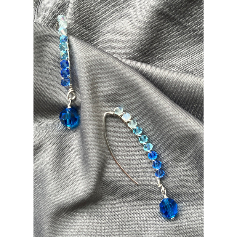 Blue Ombre Drop Earrings | Gillian Inspired Designs