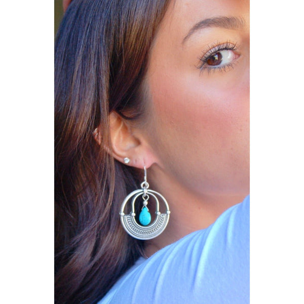 Turquoise Tribe Earrings | Gillian Inspired Designs