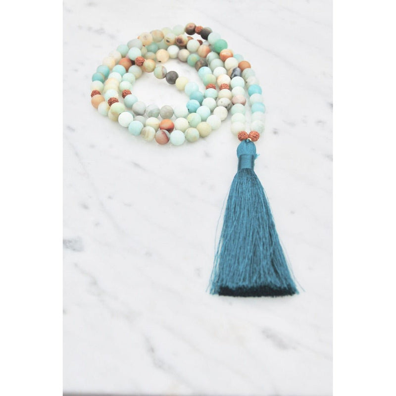 Free to Speak, Heal, and Calm Mala Necklace | Gillian Inspired Designs