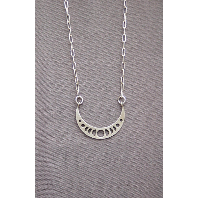 Moon Phase Arc Necklace | Gillian Inspired Designs